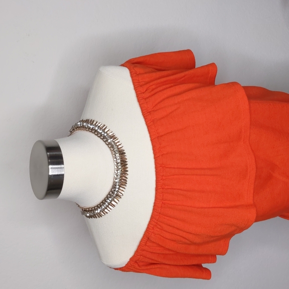 Mossimo Off Shoulder Blouse Red Size Small - Picture 5 of 10